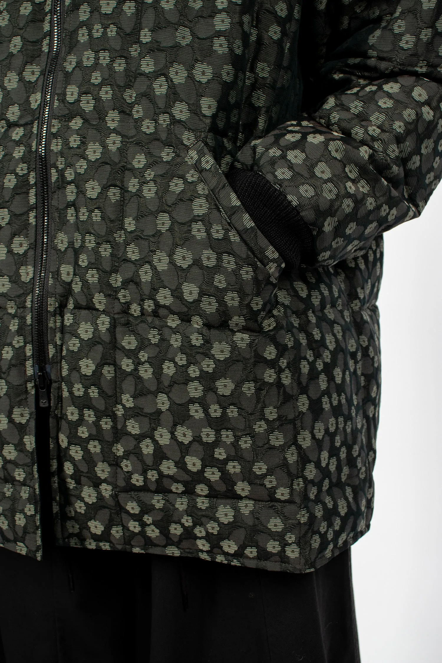 Hooded Sur Down Jacket Black