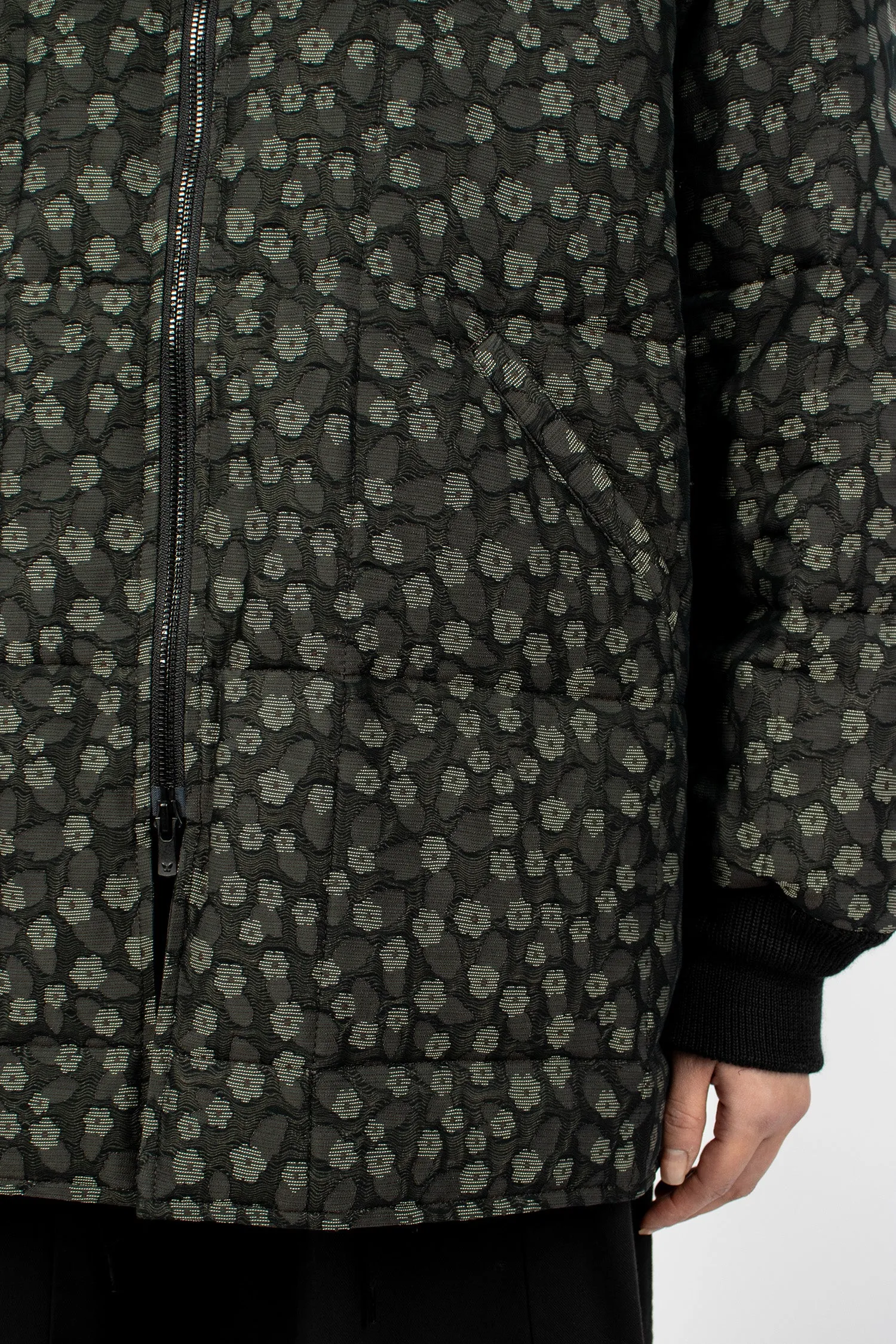 Hooded Sur Down Jacket Black