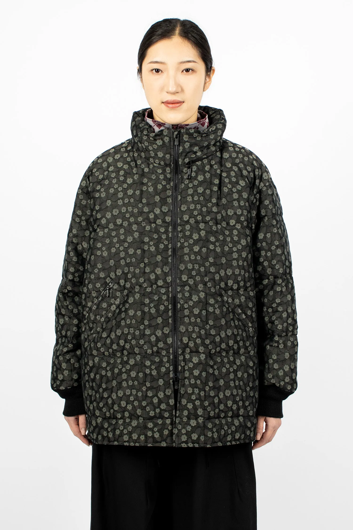 Hooded Sur Down Jacket Black