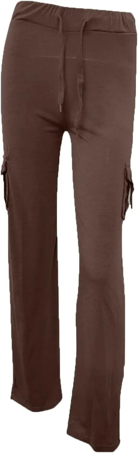 Wide Leg Yoga Pants Trouser Style Women Bootcut Flare Leggings High Waisted Workout Casual Plus Size Cargo Yoga Pant